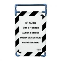 Werkafzetting pvc-constructie 1 paneel - Viso - Viso