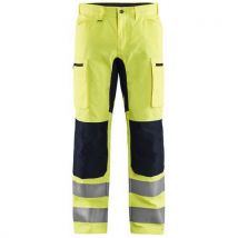 High Vis broek met stretch Geel/Zwart - Blåkläder - Blaklader