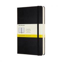Notes MOLESKINE Classic L (13x21cm) w kratkę, twarda oprawa, 400 stron, czarny, Manutan