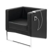 Antares Sofa AKO ekoskóra, czarna, Manutan