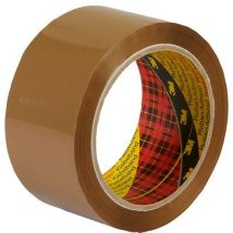 Taśma klejąca 3M, szerokość 48 mm, brązowa Manutan