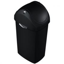 Simplehuman Kosz na śmieci Swing Lid Can 40 l czarny, Manutan