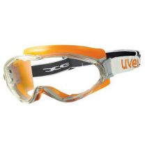 Zamknięte okulary ochronne Uvex z przezroczystymi soczewkami, Manutan