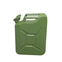Kanister blaszany, zielony, 5 l Manutan