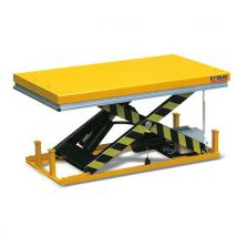 Hydrauliczny stół podnośnikowy Kraus, do 1000 kg, blat 160 cm x 100 cm, Manutan