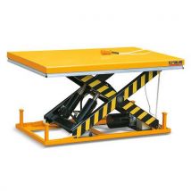 Hydrauliczny stół podnośnikowy Kraus, do 2000 kg, blat 170 cm x 100 cm, Manutan