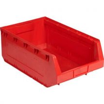 Pojemnik plastikowy Manutan Expert 19 x 30,3 x 48,5 cm, czerwony,