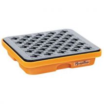 Plastikowa wanna wychwytowa Manutan Expert z rusztem, pojemność 10 l