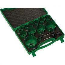 Hikoki Uniwersalny zestaw dziurkaczy w plastikowym pudełku Manutan