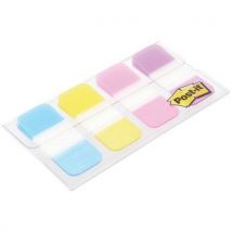 Zakładki indeksujące POST-IT do archiwizacji (676-AYPV), silne, 16x38mm, 4x10 szt., mix kolorów, Manutan