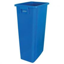Kosz na odpady plastikowe Probbax na odpady sortowane, bez pokrywy, 60 l, szerokość 46 cm, kolor niebieski, Manutan