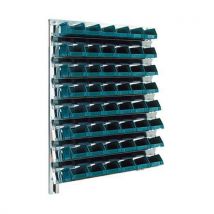 Regał ścienny ze skrzynkami Unibox (48 szt.) Manutan