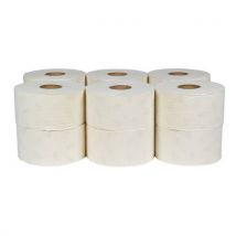 Papier toaletowy Tork Advanced T1 2-warstwowy, 19 cm, 850 listków, biały, 12 rolek, Manutan