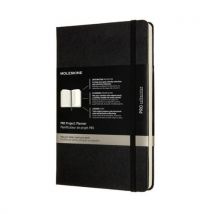 Notes MOLESKINE PRO Project Planner L (13x21 cm) twarda oprawa, czarny, Manutan