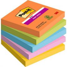 Post-it Super Sticky Karteczki samoprzylepne Post-it, 76 x 76 x 51 mm Manutan