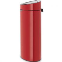 Kosz na śmieci Touch Bin New 40 l Brabantia czerwony Manutan