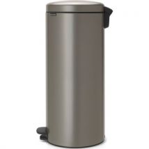 Kosz na śmieci z pedałem NewIcon 30 l Brabantia platynowy, Manutan