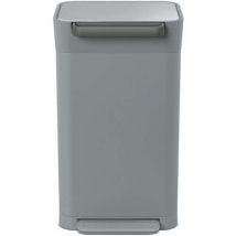 Vepabins Kosz na śmieci z pedałem Intelligent Waste Titan 30 l, ciemnoszary, Manutan