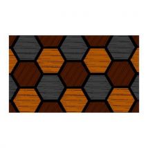 Notrax Déco Design Imperial Honeycomb mata czyszcząca do wnętrz, brązowa, 150 x 90 cm, Manutan