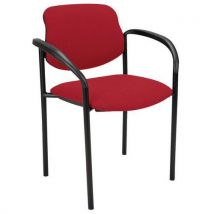 Krzesło konferencyjne Style – Nowy Styl, czerwone, Manutan