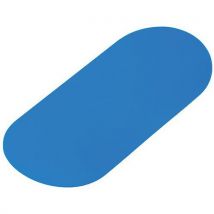 Gergosign Oznaczenie podłogi - linia, 80 x 180 mm, kolor niebieski, Manutan