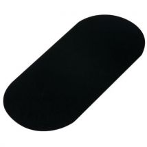 Gergosign Oznaczenie podłogi - linia, 80 x 180 mm, kolor czarny, Manutan
