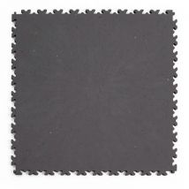 Posadzka pod duże obciążenia Fortelock Industry Ultra ECO, deseń skóra, płytki, szara Manutan