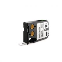 Dymo Koszulka termokurczliwa XTL, 6 mm, długość 2,7 m, czarny na białym, Manutan