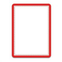 Djois Kieszeń informacyjna Varna A4, samoprzylepna, czerwona Manutan