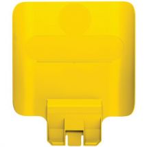 Rubbermaid Panel do stacji recyklingu Slim Jim żółty, Manutan