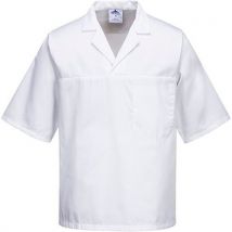 Portwest Bluza piekarza z krótkimi rękawami, biały, rozm. S Manutan