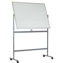 Mobilna biała tablica magnetyczna Manutan Expert Basic, dwustronna, 90 x 120 cm,