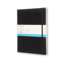 Notes MOLESKINE Classic XL (19x25cm) w kropki, twarda oprawa, 192 strony, czarny, Manutan