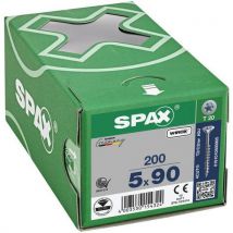 Spax Wkręty samogwintujące T-Star Plus z łbem stożkowym, 200 szt., 5 x 90 mm Manutan