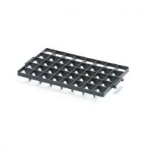 Przegrody na szklanki do skrzynek, 40 otworów, 6,7 x 6,7 cm Manutan