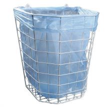 Higieniczny druciany kosz na śmieci Merida Octagon, pojemność 22 l, Manutan