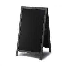 Showdown Displays Tablica reklamowa kredowa, typ A, czarna, 68 x 120 cm, Manutan