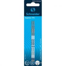 Schneider Wkład do długopisu SCHNEIDER 775, M, 2szt., blister, niebieski, Manutan
