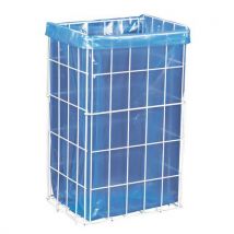 Higieniczny druciany kosz na śmieci Merida Block, pojemność 47 l Manutan