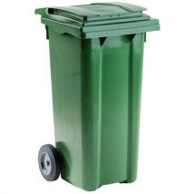 Kosz plastikowy Sulo na odpady sortowane, 240 l, zielony, Manutan