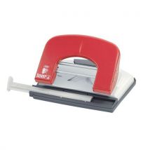 Dziurkacz ICO Boxer P1, dziurkuje do 15 kartek, czerwony Manutan