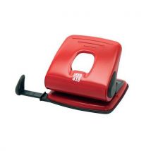 Dziurkacz SAX418, dziurkuje do 25 kartek, czerwony Manutan