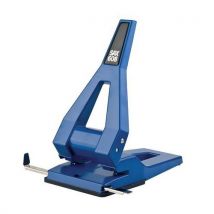 Dziurkacz SAX608, dziurkuje do 63 kartek, niebieski Manutan