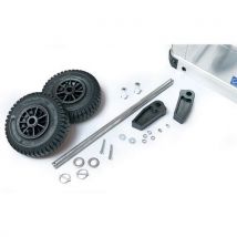 Zestaw kół terenowych do skrzynek transportowych Zarges K 424 XC, 220 mm, model 3 Manutan