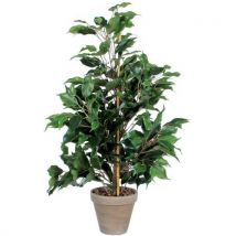Vepabins Sztuczna roślina figowiec Exotica zielona wysokość 65 cm, Manutan