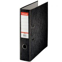 Segregator dźwigniowy Esselte Color, 20 szt., szerokość 75 mm, czarny Manutan