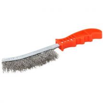 Szczotka druciana Manutan Expert, stal nierdzewna