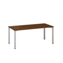Alfa Office Stół biurowy Alfa 200, 180 x 80 x 74,2 cm, wersja prosta, kolor orzech, RAL9022 Manutan