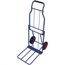 Variofit Wózek składany RU261, do 80 kg, niebieski Manutan