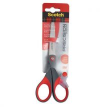Nożyczki biurowe SCOTCH (1447), precyzyjne, 18cm, czerwono-szare Manutan